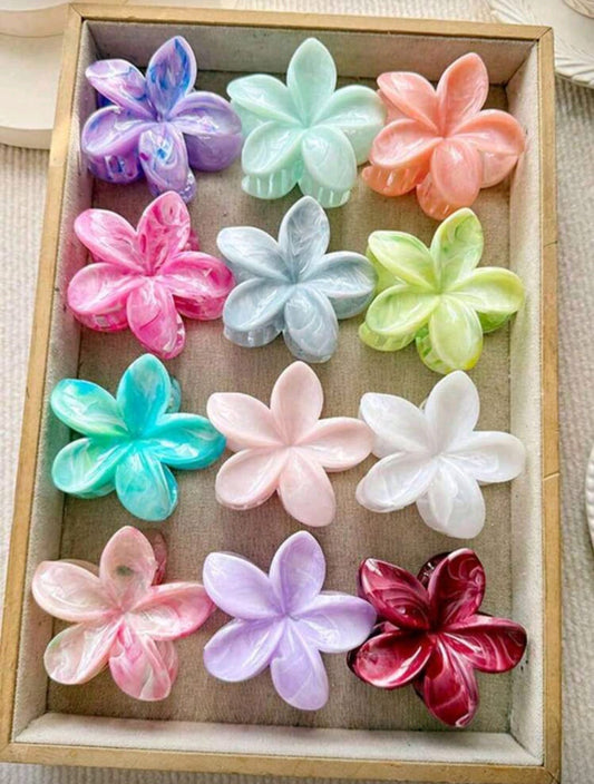 Large 8cm Colorful Hair Clip