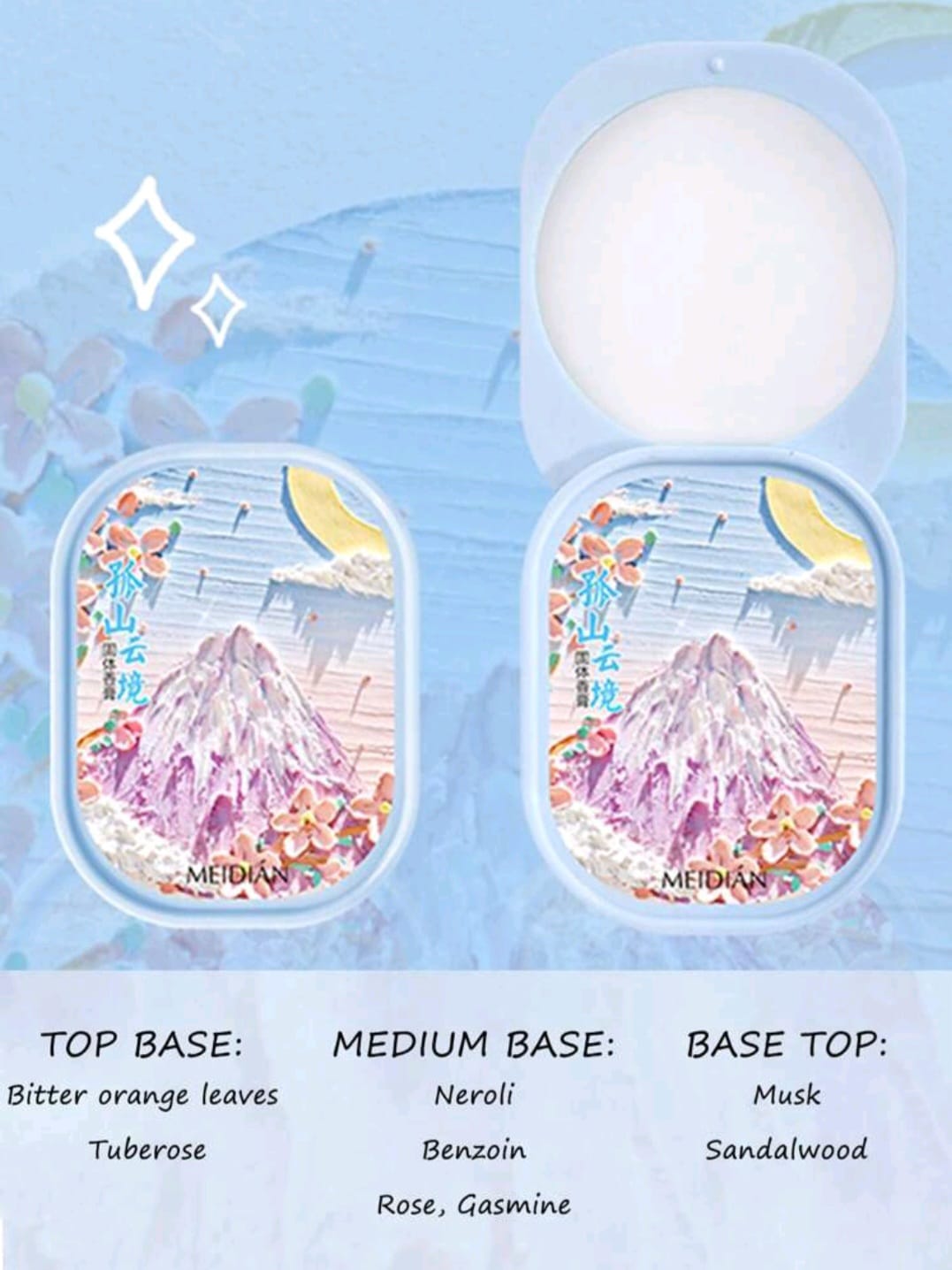 Solid Fragrance 3 Pcs/4g