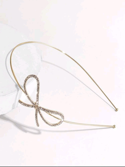 Rhinestone Bow Knot Headband