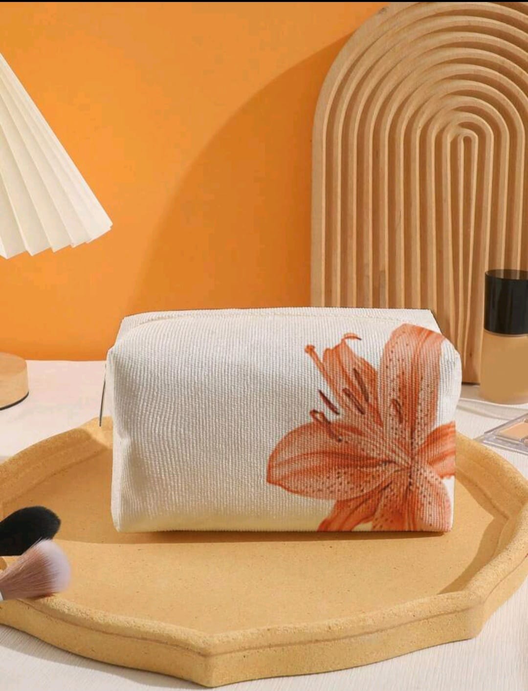 Velvet Makeup Bag