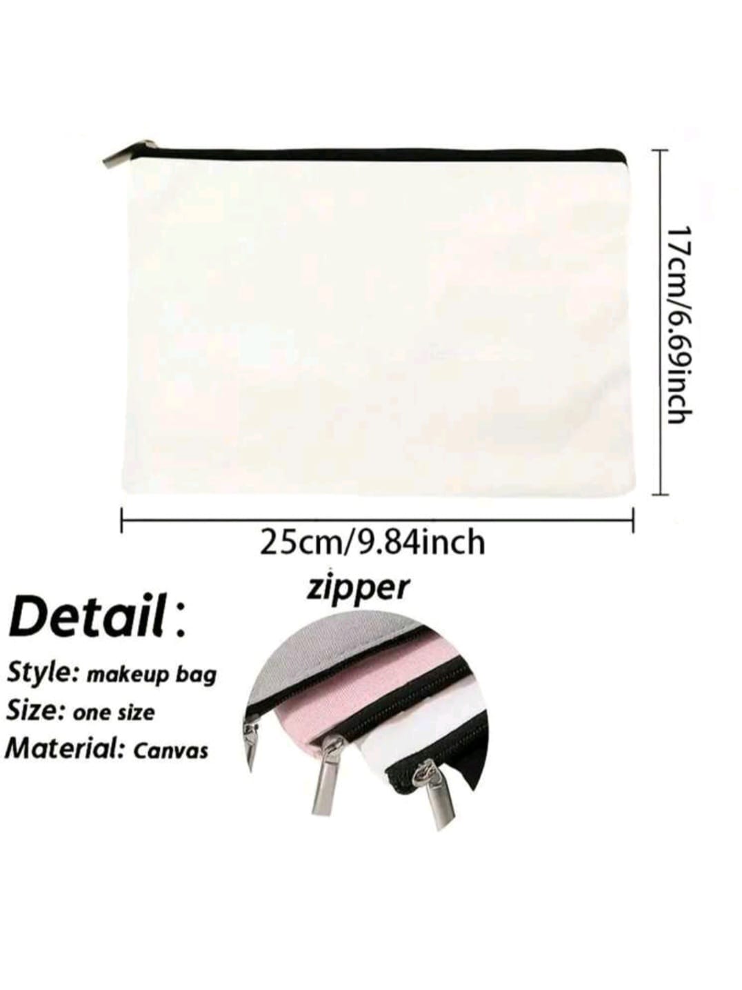 Portable Cosmetic Bag, Student Pencil Case