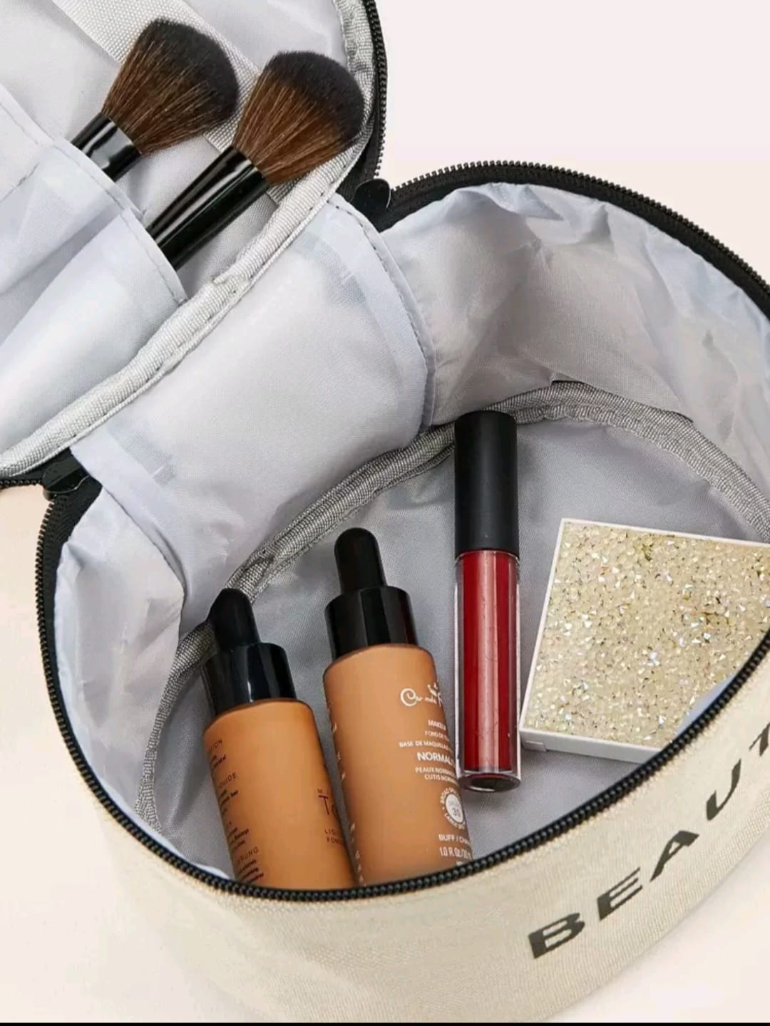 Simple Portable Large Capacity Cosmetic Bag