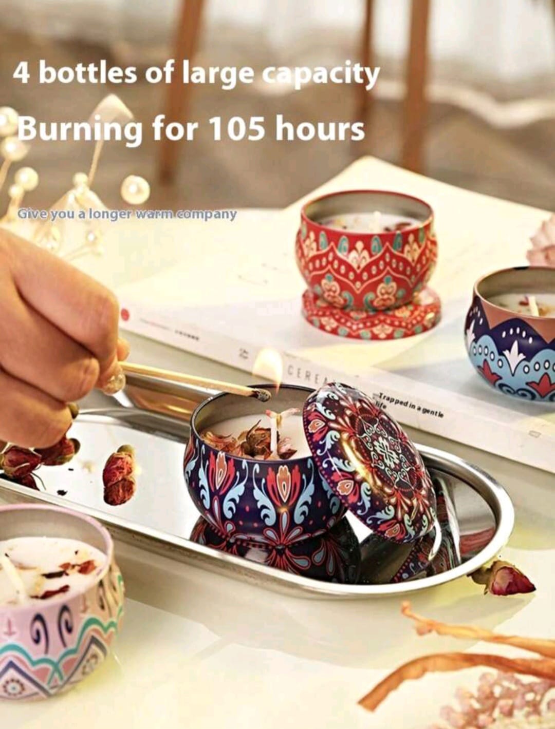 Aromatherapy Candle Set 4 Pcs