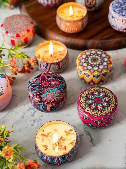 Aromatherapy Candle Set 4 Pcs