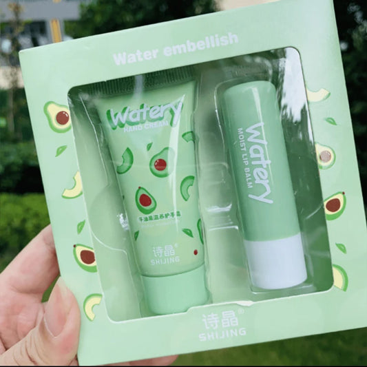 Hand Cream & Lip Balm Set