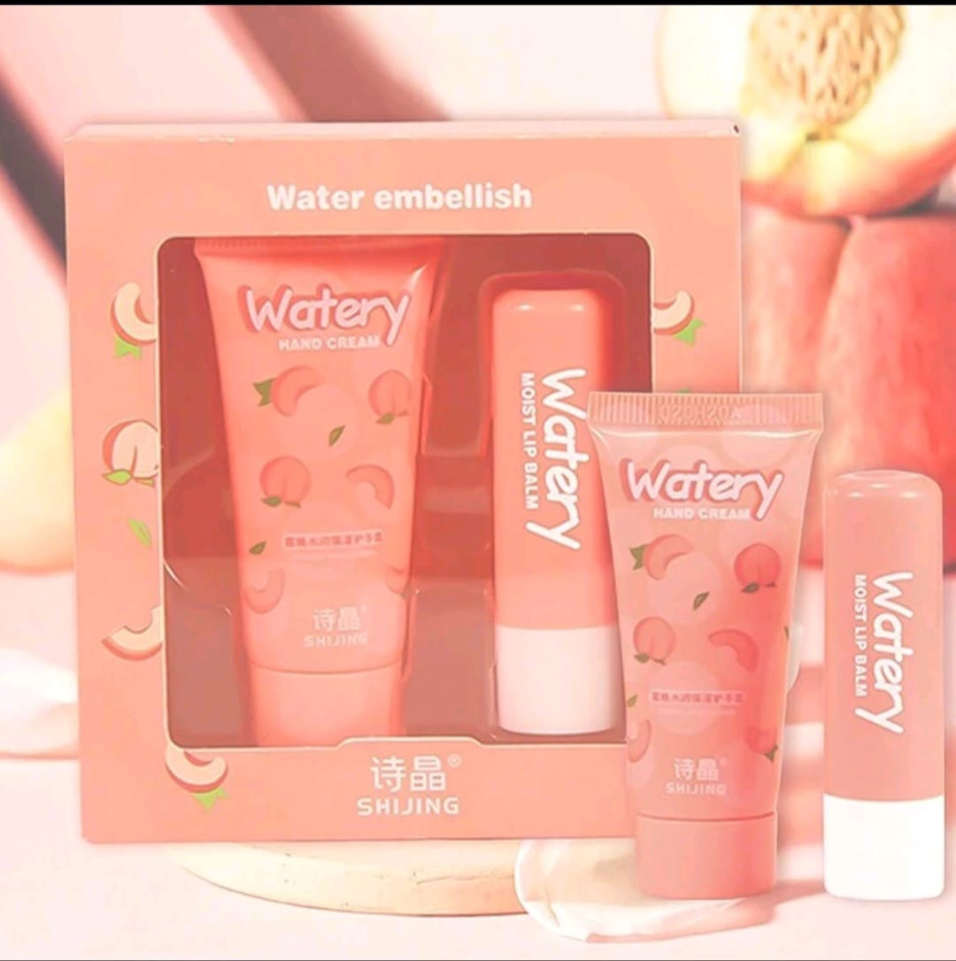 Hand Cream & Lip Balm Set