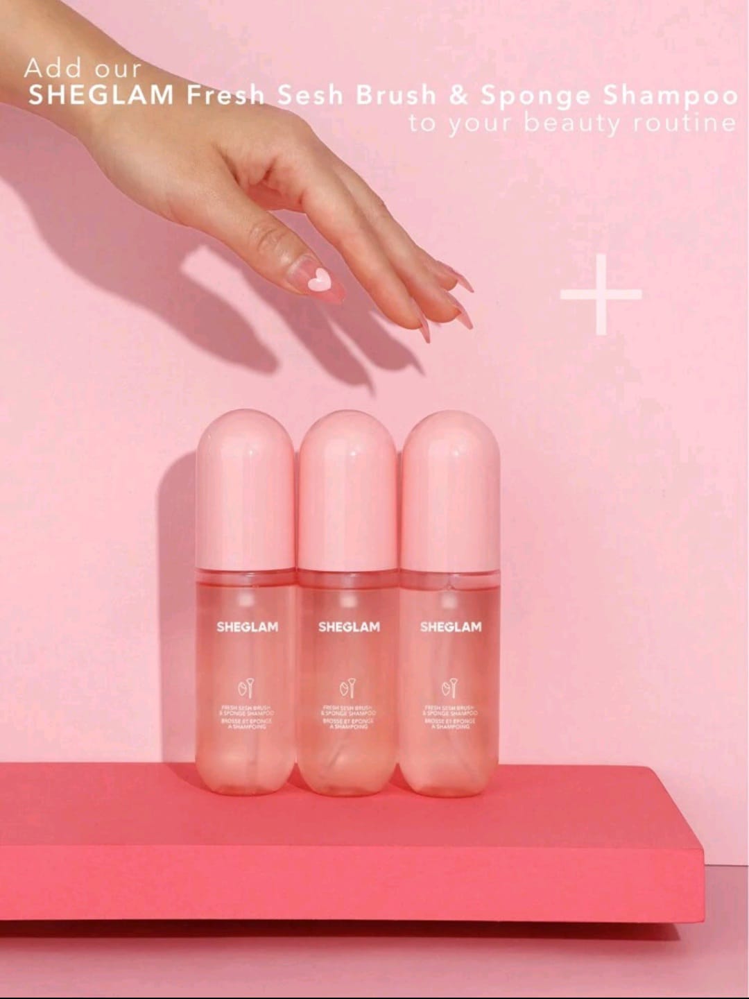 SHEGLAM Fresh Sesh Brush & Sponge Shampoo - Pink Cleaner