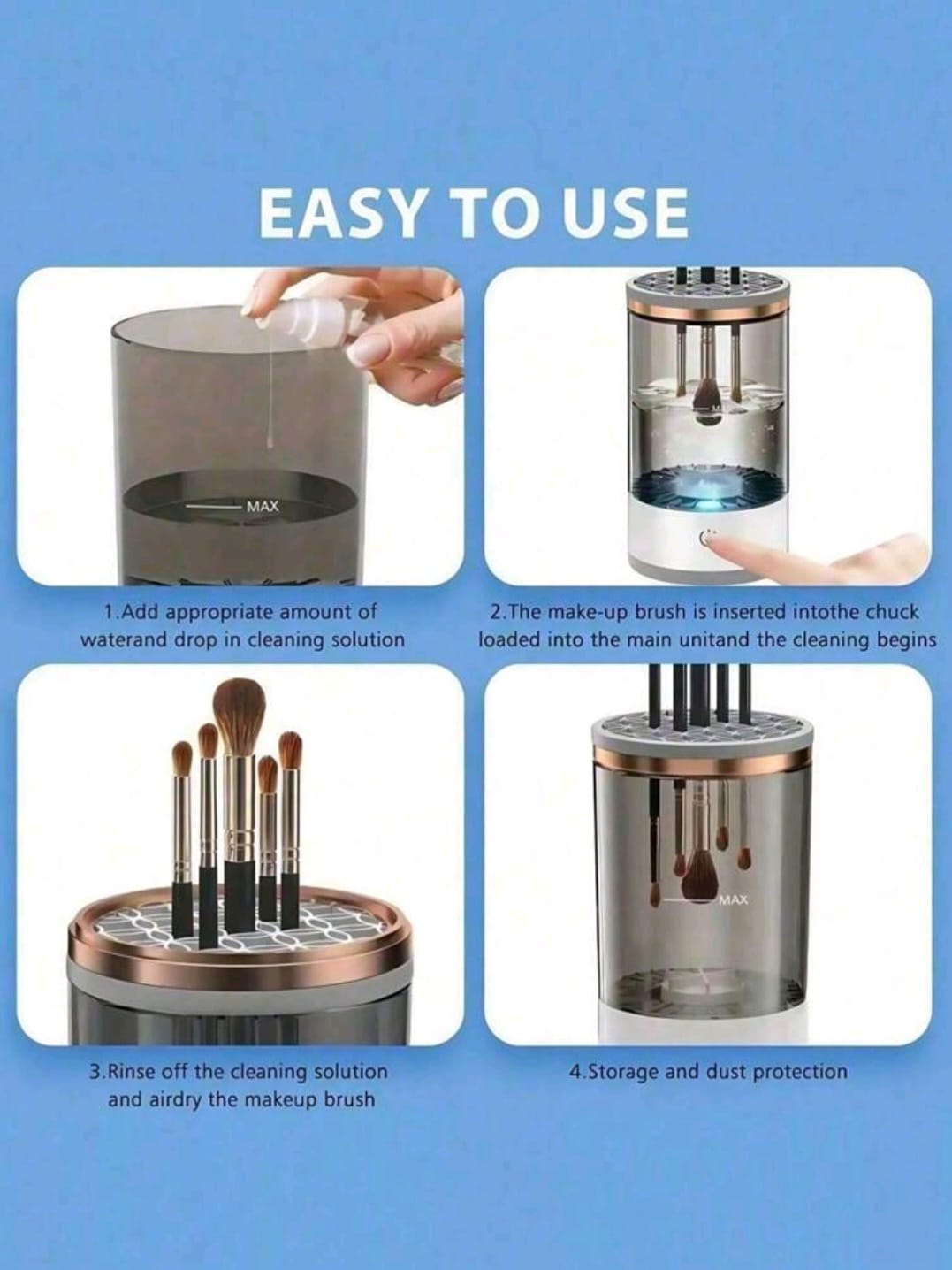 USB Electric Makeup Brush Cleaner