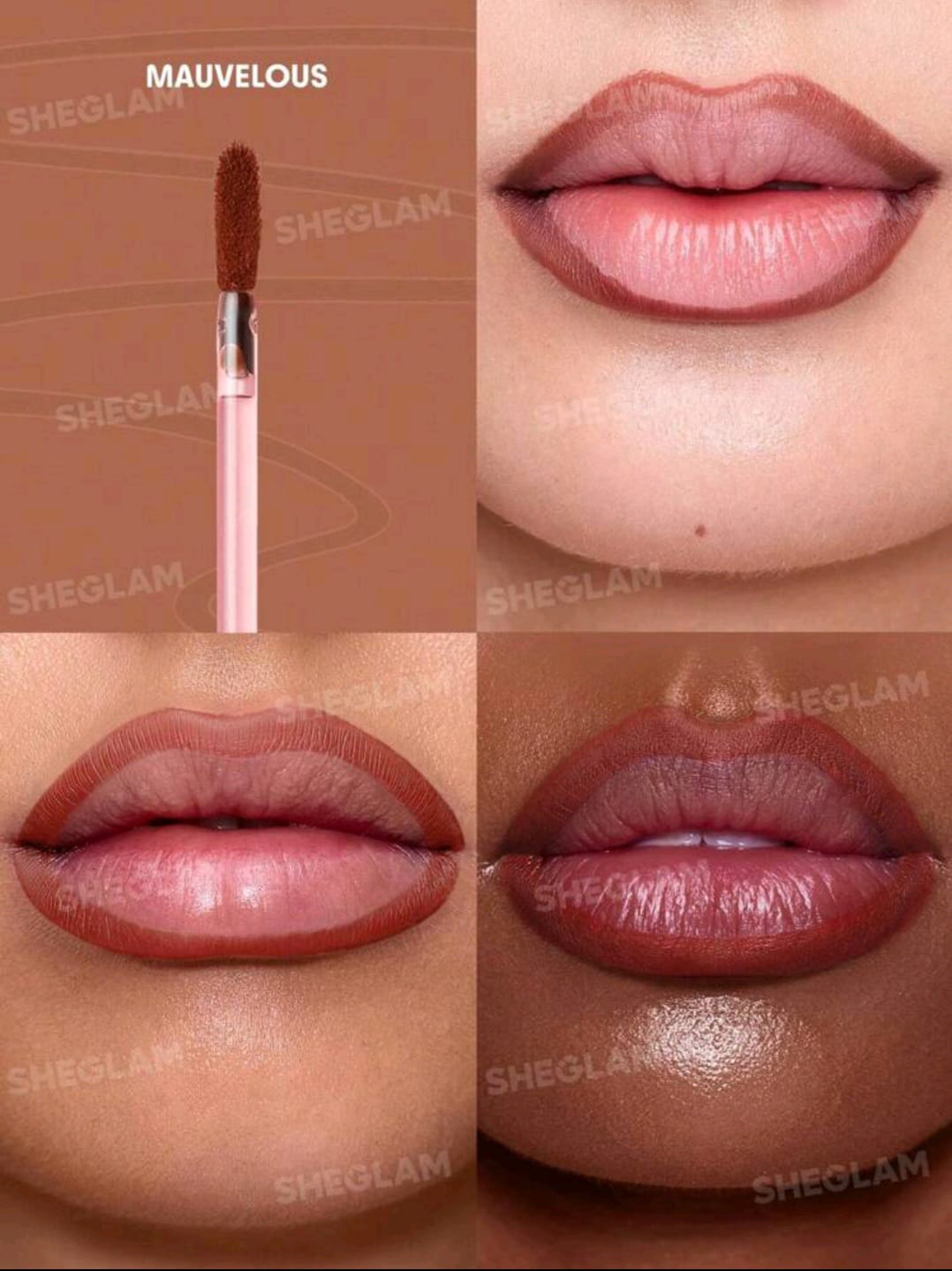 SHEGLAM Fall In Line Peel Off Lip Liner Stain - Mauvelous Henna