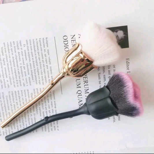 Rose Flower Design Makeup Powder Brush