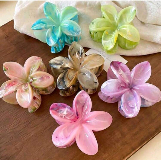Large 8cm Colorful Hair Clip