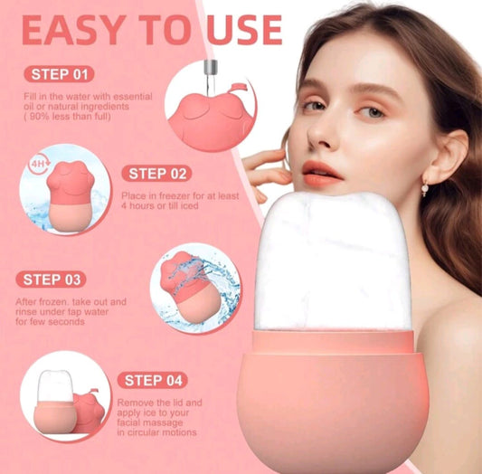 Silicone Ice Face Roller - Cat Paw