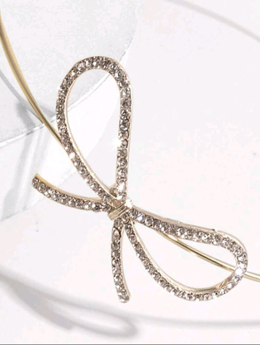 Rhinestone Bow Knot Headband