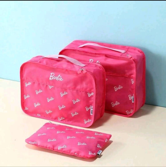 Miniso Barbie Series Storage Bag 3 Pcs
