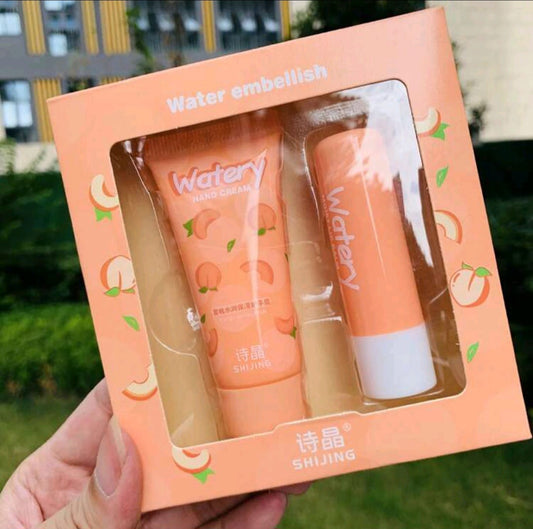 Hand Cream & Lip Balm Set