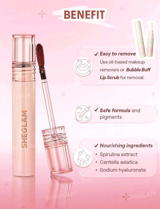 SHEGLAM Fall In Line Peel Off Lip Liner Stain - Mauvelous Henna