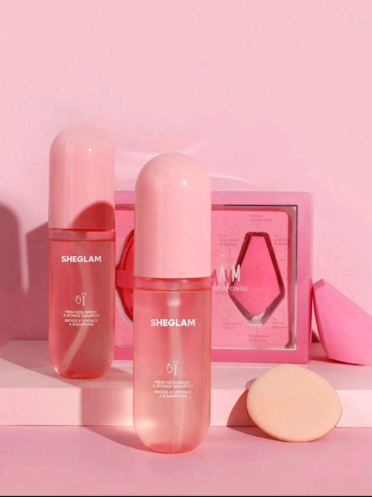 SHEGLAM Fresh Sesh Brush & Sponge Shampoo - Pink Cleaner