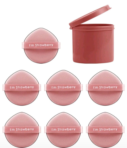 Super Soft Dual-Use Dry/Wet Makeup Sponge 7 Pcs/Box